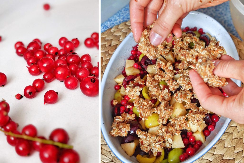 Fruity Coconut Crumble - vegan & naturally sweetened