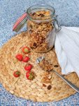 Crunchy orange coconut granola - vegan and naturally sweetened