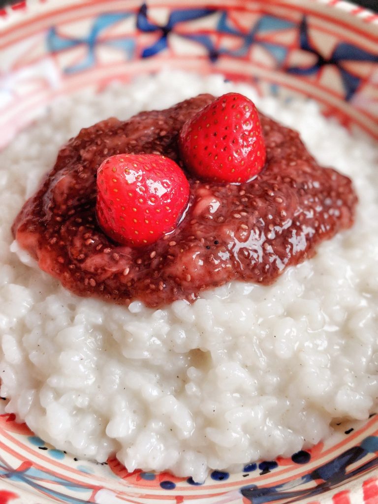 Creamy Rice Pudding - vegan, gluten-free & naturally sweetened