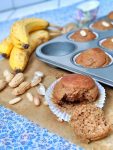 Banana-Peanutbutter-Muffins - vegan, oil-free & naturally sweetened