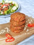 Easy Chickpea Patties - vegan, gluten-free & oil-free