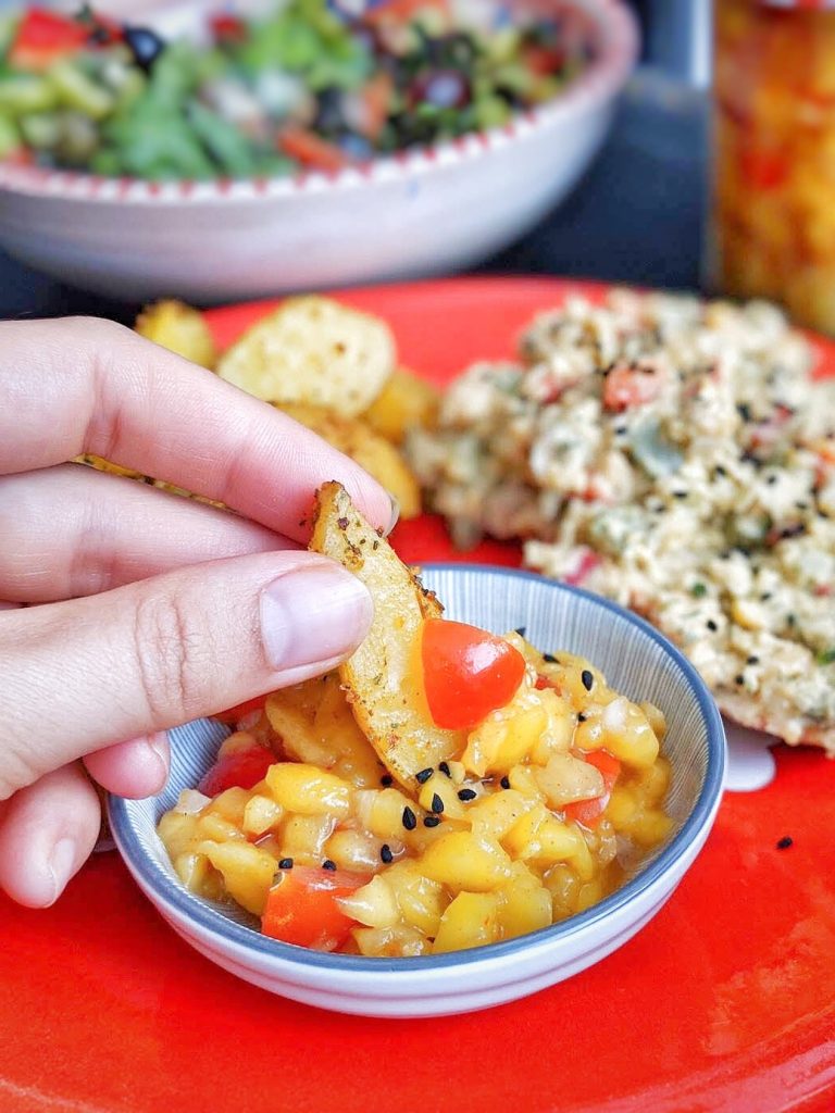 Mango Ginger Salsa - vegan, GF & sugar free