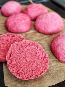 Homemade Pink Burger Buns with Chia – In Love with Bliss