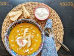 Fruity Sweet Potato Soup with Pears - vegan & gluten-free