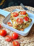 Vegan Sweet Potato Mushroom Lasagna - bursting with veggies & flavor. The perfect autumn food!