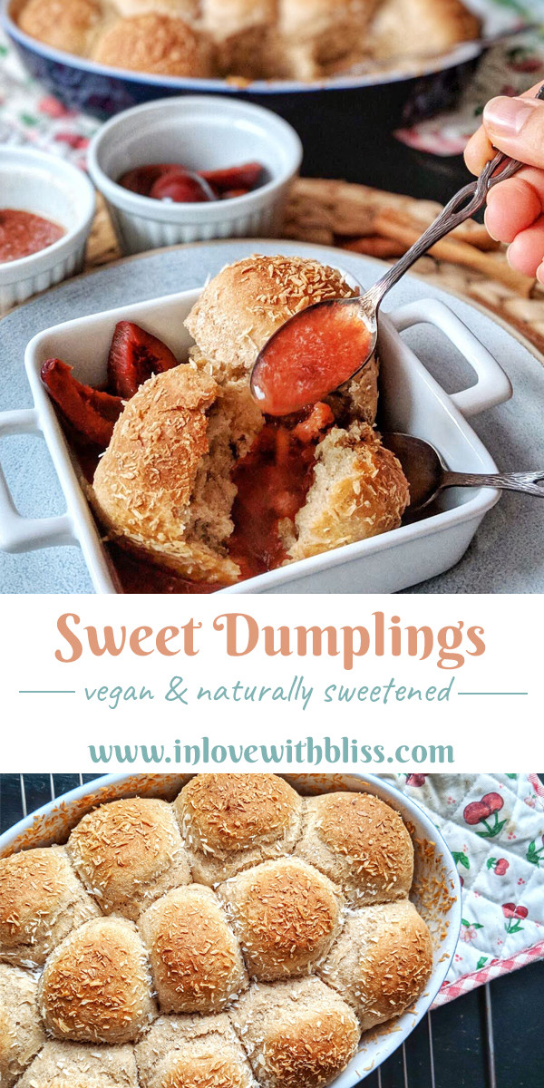 Vegan Sweet Dumplings – In Love with Bliss