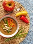 Sweet Apple & Parsnip Soup | inlovewithbliss.com #vegan #soup #recipes #glutenfree #healthy